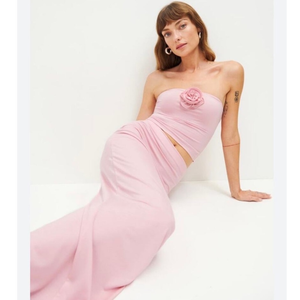 NWT Reformation Adalynn Knit Two Piece Set L